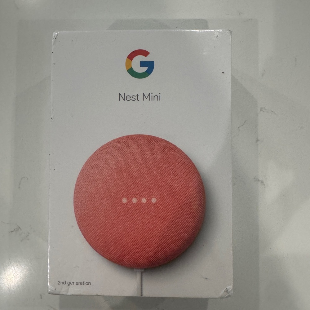 Google Nest Mini (2nd Gen) – Coral